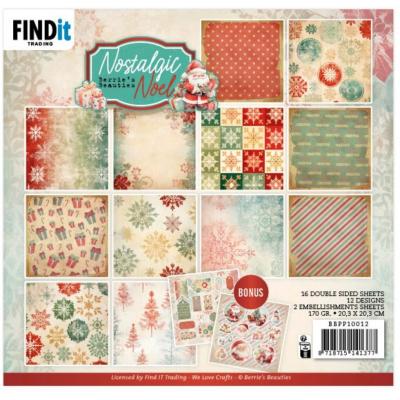 Find It Trading Berries Beauties Nostalgic Noel - Paper Pack